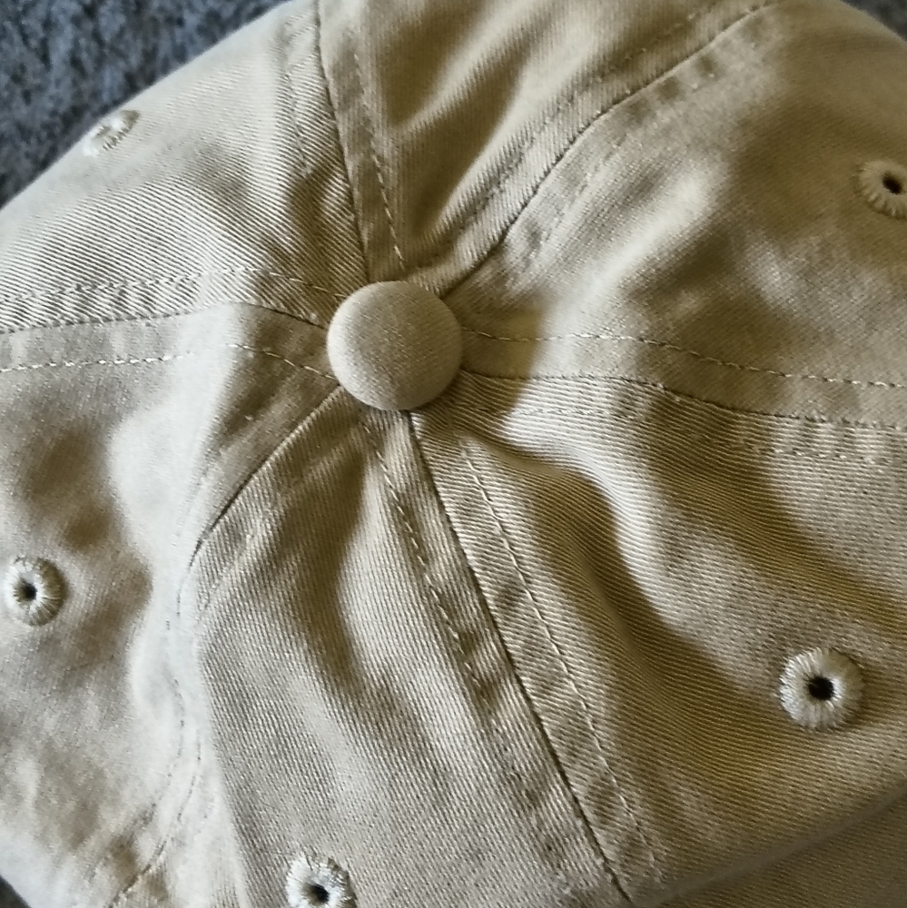 NWOT Robin Ruth Embroidery Hawaii Island Cap Design Beige One Size Casual Outing - Picture 4 of 10
